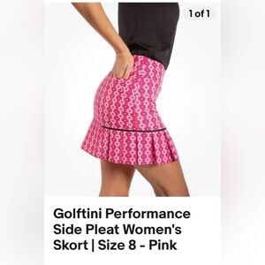 Golftini Performance Skort. Beautiful New with Tags.